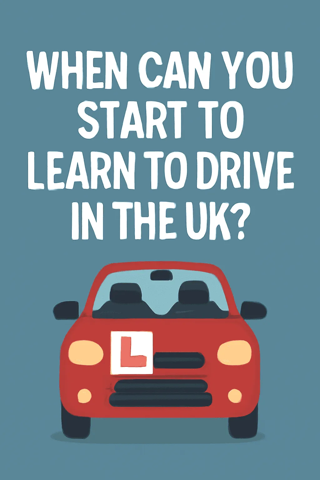 learning to drive in the UK