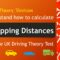 Stopping Distances Theory Test