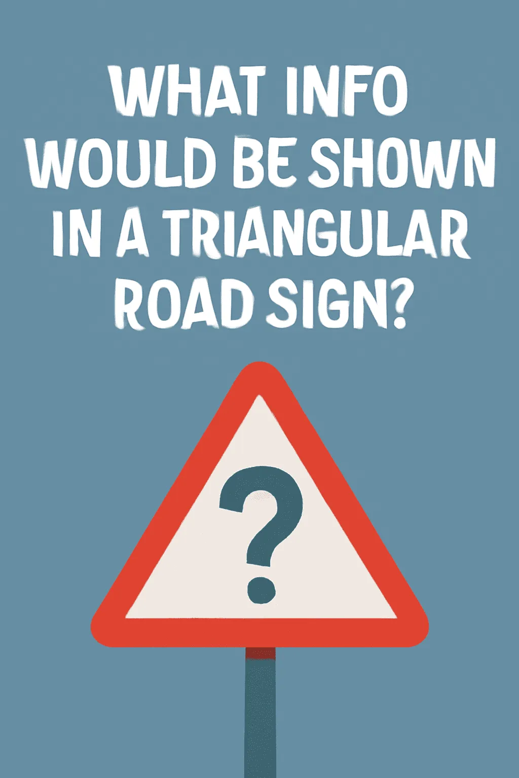 Triangular Road Sign