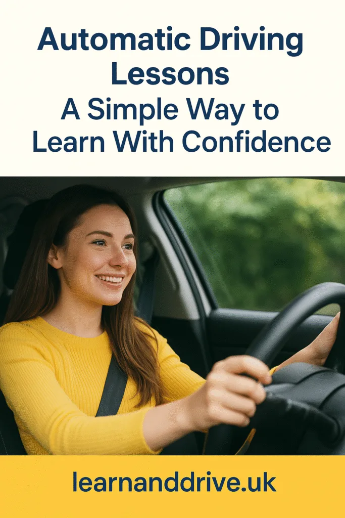 automatic driving lessons