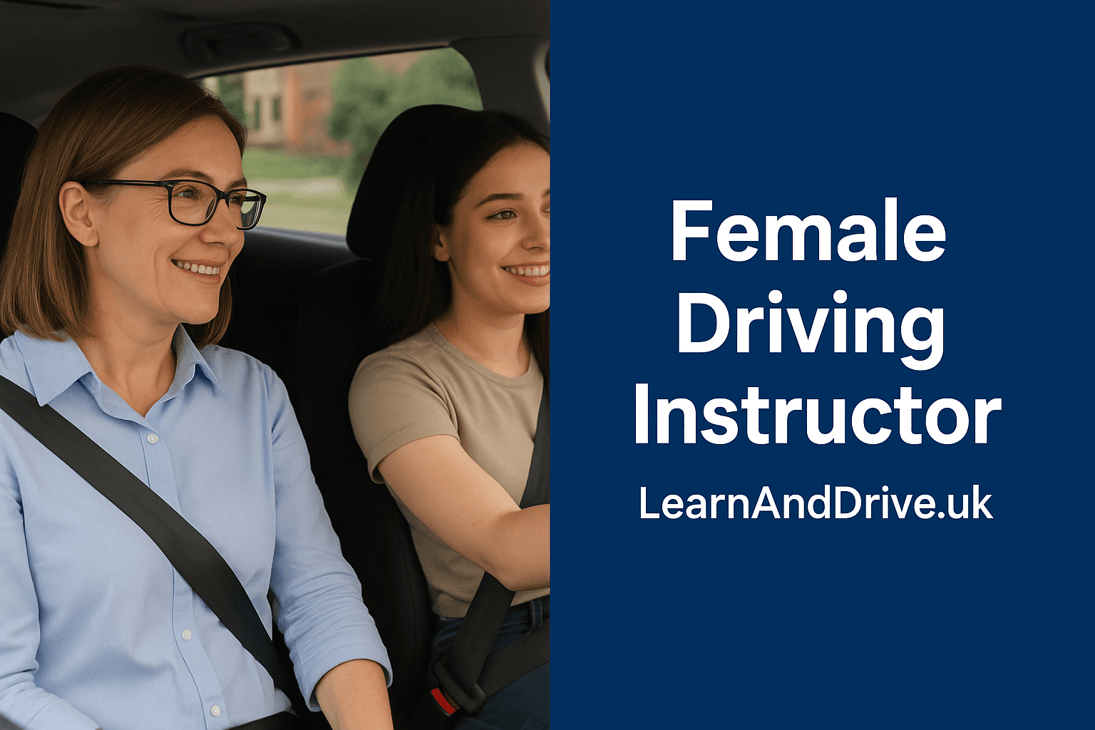 female driving instructor learndrive