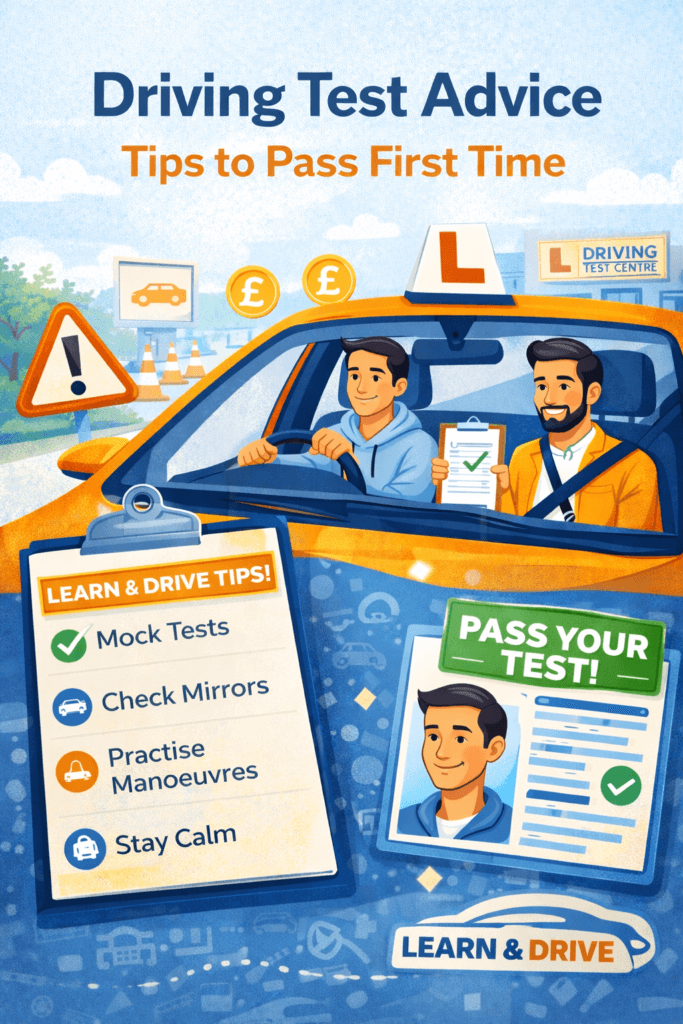 Driving test advice helping UK learners pass with confidence
