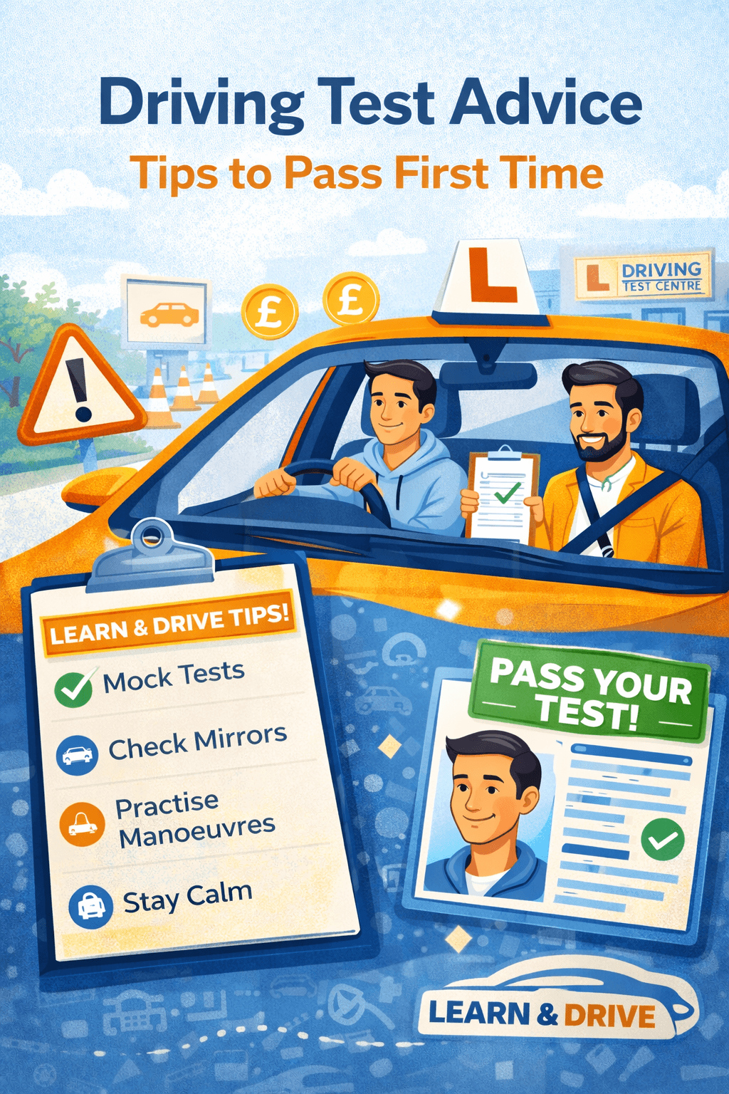 Driving test advice helping UK learners pass with confidence
